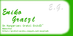 eniko gratzl business card